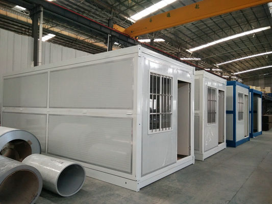 Galvanized Steel Frame Fireproof Foldable Container House