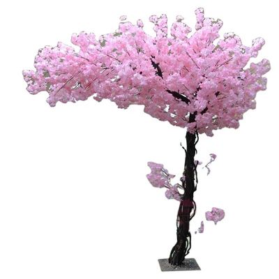 Fiberglass Artificial Cherry Blossom Trees UV Stabilized 140cm Height Waterproof