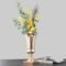 New style classical gold metal flower vase stand wedding decoration centerpieces