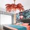 Home Hotel 100cm X 100cm Ostrich Feather Ceiling Light