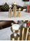Metal Antique Brass Gold Metal 225mm Decorative Candle Sets