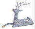 410x270mm Metal Tabletop Deer Statues For Home Decor