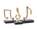 Marble Base Metal Music Notation Symbol Decorative Art Craft