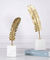 Marble Stand Copper Dolphin Shape Decorative Art Craft