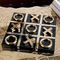 Custom Wood XO Metal Chess Board Crafts For Home Decor