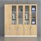 E1 Panel MDF Glass Wooden File Cabinets Office Furniture Anti Scrape
