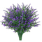 34cm Length Artificial Lavender Flower 7 Forks With Iron Wire